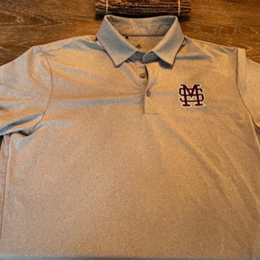Mississippi State golf shirt Grey Like New